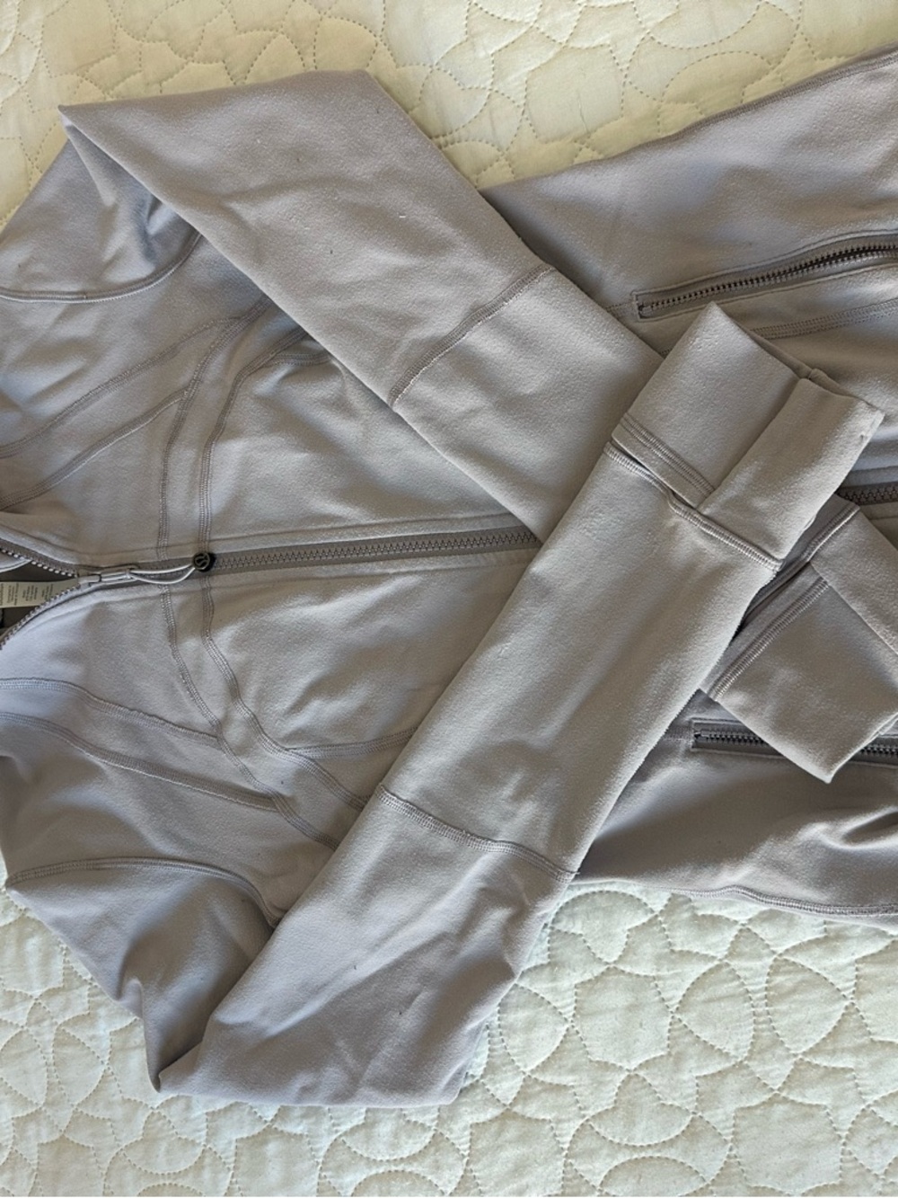 Lululemon Define Light Lavender Gray Zip-Up Athletic Jacket - Picture 5 of 6